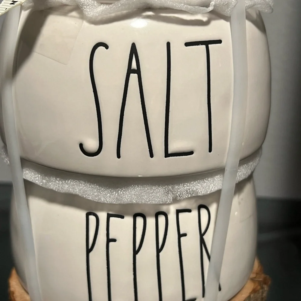 Rae Dunn Salt and Pepper Ceramic Set